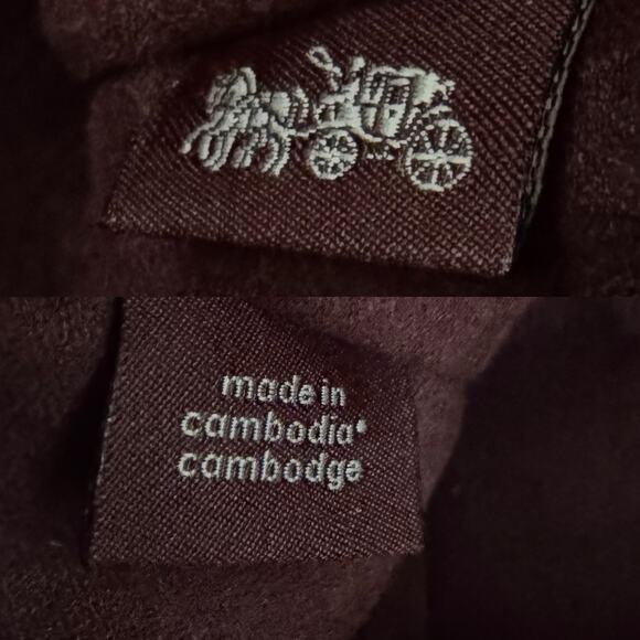 Coach Pepper Satchel In Signature Canvas Leather Crossbody Handbag Satchel C7226 - Picture 14 of 14